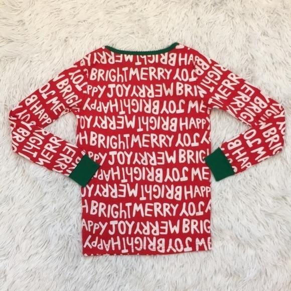 Carter's Infant & Toddler Girls Red Happy Merry Joy Christmas Pajamas 10/10 A - Picture 7 of 12